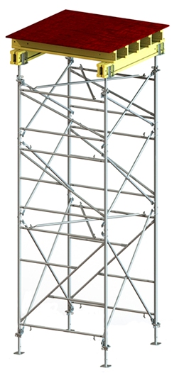 מגדל תמיכה לתקרות בעומסים כבדים